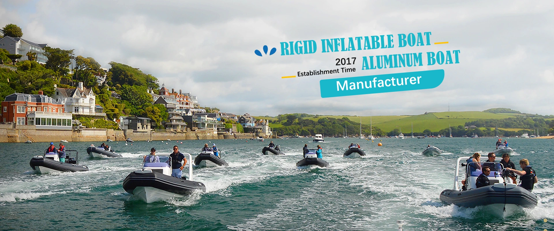 Fábrica de botes de costilla de aluminio