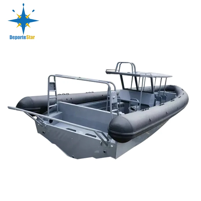 Bote de patrulla de aluminio