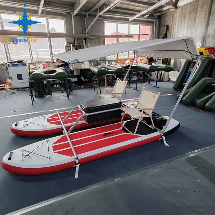 Catamarán inflable