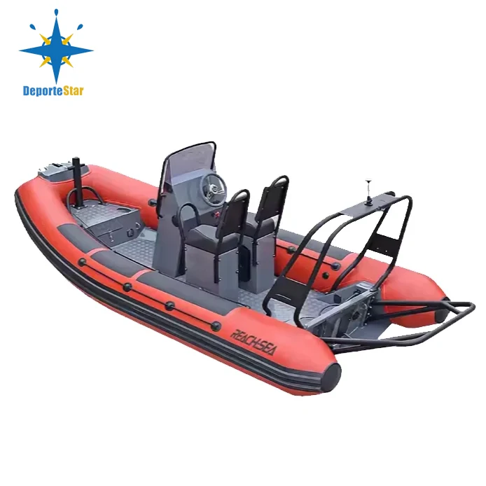 Barco de goma de rescate